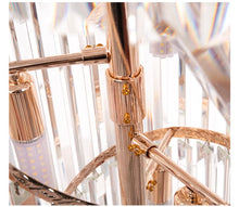 Load image into Gallery viewer, Grand Luxe Crystal Waterfall Chandelier