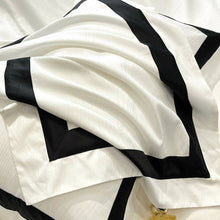 Load image into Gallery viewer, Modern Hotel Style 100S Lyocell Cotton Soft Silky Jacquard Patchwork 4pcs Bedding Set