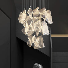 Load image into Gallery viewer, Celeste Modern Flowing Glass Chandelier – Artistic LED Pendant Light