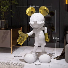 Load image into Gallery viewer, Oversized Mickey Mouse-Inspired Floor Sculpture – Modern Art Decor