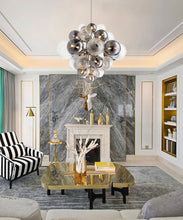 Load image into Gallery viewer, Modern Fixture Glass Ball Hanging LED Chandelier Light