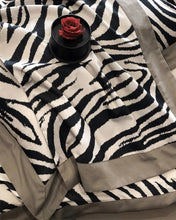 Load image into Gallery viewer, Nora Luxury Zebra Print Bedding Set – Bold Animal Print Duvet Cover Set