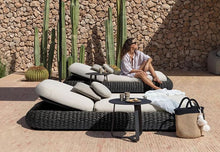 Load image into Gallery viewer, Santorini Luxe Outdoor Sun Lounger – Premium Relaxation by Getz Interiors