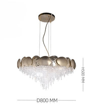 Load image into Gallery viewer, Aurelia Crown Crystal Chandelier By Getz Interiors | Luxury Designer Lighting Collection
