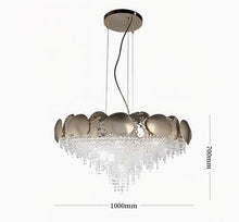 Load image into Gallery viewer, Aurelia Crown Crystal Chandelier By Getz Interiors | Luxury Designer Lighting Collection