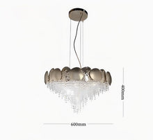 Load image into Gallery viewer, Aurelia Crown Crystal Chandelier By Getz Interiors | Luxury Designer Lighting Collection