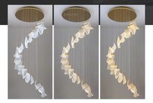 Load image into Gallery viewer, Celeste Modern Flowing Glass Chandelier – Artistic LED Pendant Light