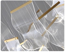 Load image into Gallery viewer, Celeste Modern Flowing Glass Chandelier – Artistic LED Pendant Light