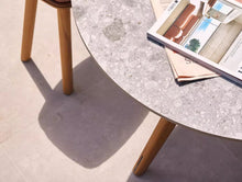 Load image into Gallery viewer, Solana Marble & Oak Dining Table – Exclusive Luxury Dining by Getz Interiors