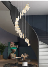 Load image into Gallery viewer, Celeste Modern Flowing Glass Chandelier – Artistic LED Pendant Light