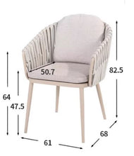 Load image into Gallery viewer, Luna Rope Weave Outdoor Dining Chair – Luxury Seating by Getz Interiors