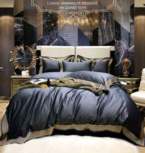 Load image into Gallery viewer, Luxury 140S Egyptian Long Staple Cotton 6pcs Bedding sets
