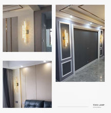 Load image into Gallery viewer, Ziva Crystal Modern Wall Light