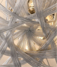 Load image into Gallery viewer, Luxury Cascade Chain Flush Mount Chandelier