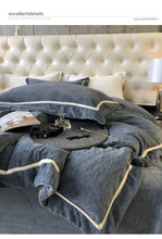 Load image into Gallery viewer, Luxury Embroidered Bedding Set – Premium Hotel Collection