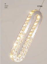 Load image into Gallery viewer, Modern Crystal Cluster Pendant LED Chandelier