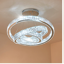 Load image into Gallery viewer, Aonani LED Crystal Ceiling Light