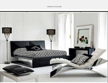 Load image into Gallery viewer, Luxury Black & Gold Floor Lamp – Regal Crystal Standing Light