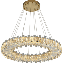 Load image into Gallery viewer, Modern Crystal Round Led Light