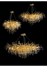 Load image into Gallery viewer, Nora Luxury Golden Branch Water Drop Crystal Chandelier