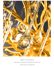 Load image into Gallery viewer, Nora Luxury Golden Branch Water Drop Crystal Chandelier