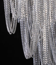 Load image into Gallery viewer, Luxury Italian Silver Tassel Bedside Table Lamp