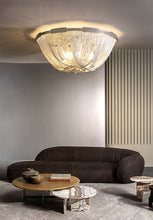 Load image into Gallery viewer, Luxury Cascade Chain Flush Mount Chandelier