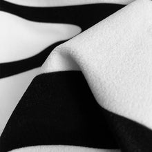 Load image into Gallery viewer, Modern Black and white zebra print cushion