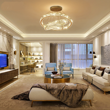 Load image into Gallery viewer, Aonani LED Crystal Ceiling Light