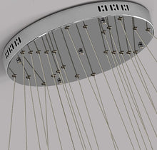 Load image into Gallery viewer, Luxury Spiral LED Crystal Chandelier – Modern Statement Lighting