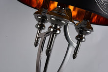 Load image into Gallery viewer, Luxury Black & Gold Floor Lamp – Regal Crystal Standing Light