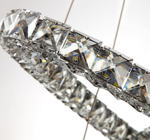 Load image into Gallery viewer, Modern Parisian 3 Ring LED crystal ceiling light