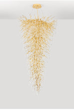 Load image into Gallery viewer, Nora Grand Waterfall Branch Crystal Chandelier – Luxury Staircase Lighting