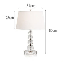 Load image into Gallery viewer, Luxury Crystal Ball Table Lamp