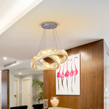 Load image into Gallery viewer, Aonani LED Crystal Ceiling Light