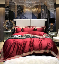 Load image into Gallery viewer, Luxury 140S Egyptian Long Staple Cotton 6pcs Bedding sets