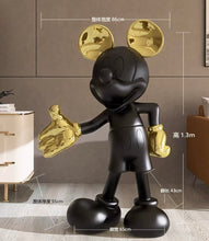 Load image into Gallery viewer, Oversized Mickey Mouse-Inspired Floor Sculpture – Modern Art Decor

