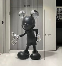 Load image into Gallery viewer, Oversized Mickey Mouse-Inspired Floor Sculpture – Modern Art Decor
