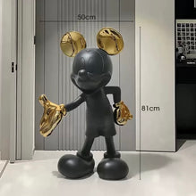 Load image into Gallery viewer, Oversized Mickey Mouse-Inspired Floor Sculpture – Modern Art Decor
