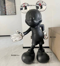 Load image into Gallery viewer, Oversized Mickey Mouse-Inspired Floor Sculpture – Modern Art Decor
