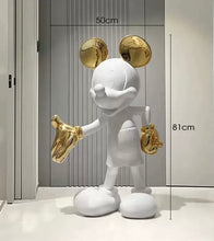 Load image into Gallery viewer, Oversized Mickey Mouse-Inspired Floor Sculpture – Modern Art Decor
