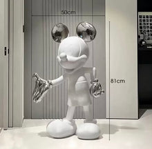 Load image into Gallery viewer, Oversized Mickey Mouse-Inspired Floor Sculpture – Modern Art Decor
