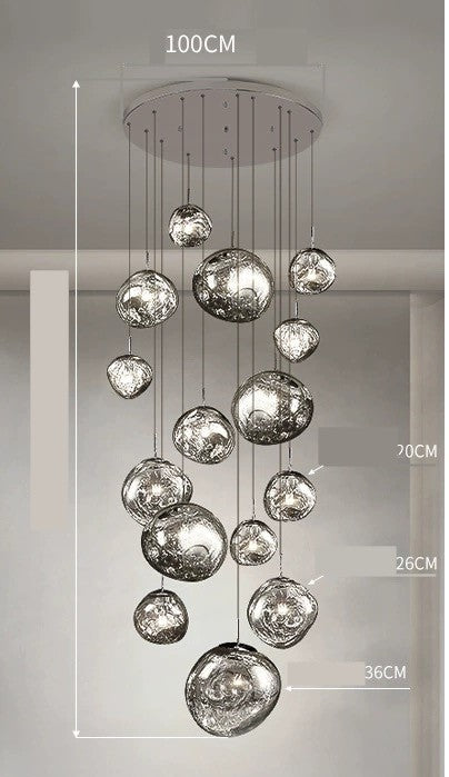 Modern Lava Melt  LED Chandeliers