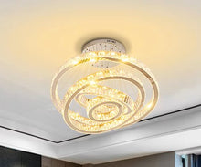 Load image into Gallery viewer, Aonani LED Crystal Ceiling Light
