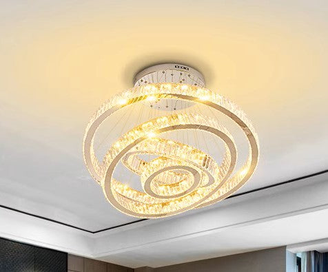 Aonani LED Crystal Ceiling Light