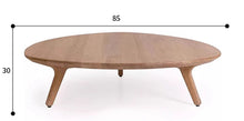 Load image into Gallery viewer, Solana Outdoor Solid Wooden Garden Coffee Table - 85cm
