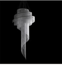 Load image into Gallery viewer, Modern Italian Silver Tassel Chandeliers Ceiling Light
