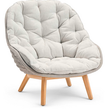 Load image into Gallery viewer, Solana Outdoor Handcrafted Rattan Lounge Chair with Ultra Soft Cushion
