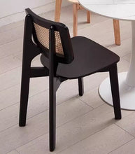 Load image into Gallery viewer, Marais Cane Back Black Dining Chair by Getz Interiors
