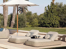 Load image into Gallery viewer, Santorini Luxe Outdoor Sun Lounger – Premium Relaxation by Getz Interiors
